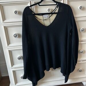 Black and White Society Cashmere Sweater